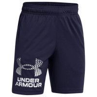 Under Armour Tech Logo Trainingsbroekje Kids Donkerblauw