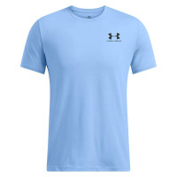 T-shirt Under Armour Sportstyle avec logo sur la poitrine gauche, bleu