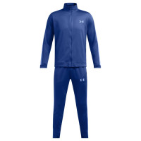 Survêtement en tricot à fermeture éclair intégrale Under Armour bleu