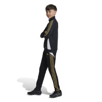 Pantalon d'entraînement adidas Messi pour enfants noir blanc doré