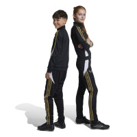 Pantalon d'entraînement adidas Messi pour enfants noir blanc doré