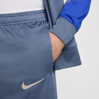 Nike Inter Milan Strike Survêtement Full-Zip 2024-2025 Gris-Bleu Bleu Beige