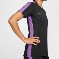 Nike Academy 23 Trainingsshirt Dames Zwart Paars Felgeel