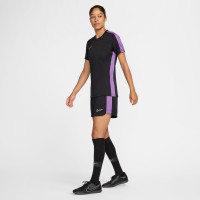 Nike Academy 23 Trainingsshirt Dames Zwart Paars Felgeel