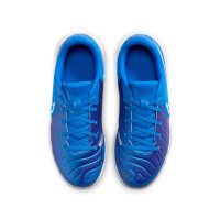 Nike Tiempo Legend 10 Academy Chaussures de Foot en Salle (IN) Enfants Bleu Blanc