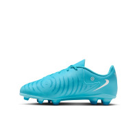 Nike Phantom GX II Club Gazon Naturel Gazon Artificiel Chaussures de Foot (MG) Enfants Bleu Clair Bleu