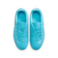 Nike Phantom GX II Club Gazon Naturel Gazon Artificiel Chaussures de Foot (MG) Enfants Bleu Clair Bleu