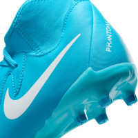 Nike Phantom Luna II Academy Gazon Naturel Gazon Artificiel Chaussures de Foot (MG) Enfants Bleu Blanc