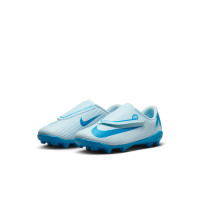 Nike Mercurial Vapor 16 Club Gazon Naturel Gazon Artificiel Chaussures de Foot (MG) Tout-Petits Bleu Clair Bleu