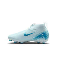 Nike Zoom Mercurial Superfly 10 Academy Gazon Naturel Artificiel Chaussures de Foot (MG) Enfants Bleu Clair Bleu