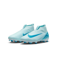 Nike Zoom Mercurial Superfly 10 Academy Gazon Naturel Artificiel Chaussures de Foot (MG) Enfants Bleu Clair Bleu