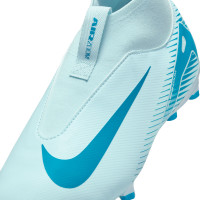 Nike Zoom Mercurial Superfly 10 Academy Gazon Naturel Artificiel Chaussures de Foot (MG) Enfants Bleu Clair Bleu