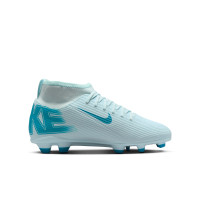 Nike Mercurial Superfly 10 Club Gras / Kunstgras Voetbalschoenen (MG) Kids Lichtblauw Blauw