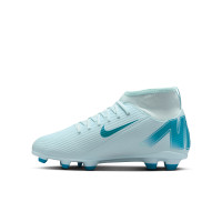 Nike Zoom Mercurial Superfly 10 Club Gazon Naturel Gazon Artificiel Chaussures de Foot (MG) Enfants Bleu Clair Bleu