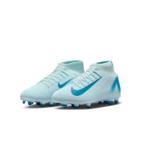 Nike Zoom Mercurial Superfly 10 Club Gazon Naturel Gazon Artificiel Chaussures de Foot (MG) Enfants Bleu Clair Bleu