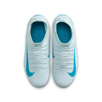 Nike Zoom Mercurial Superfly 10 Club Gazon Naturel Gazon Artificiel Chaussures de Foot (MG) Enfants Bleu Clair Bleu