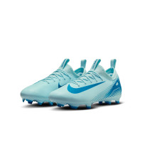 Nike Zoom Mercurial Vapor 16 Academy Gras / Kunstgras Voetbalschoenen (MG) Kids Lichtblauw Blauw