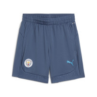 PUMA Manchester City Short d'Entraînement 2024-2025 Enfants Bleu Foncé Bleu Clair