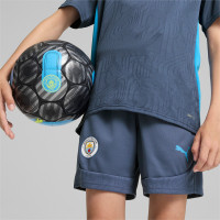 PUMA Manchester City Short d'Entraînement 2024-2025 Enfants Bleu Foncé Bleu Clair