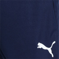 Pantalon d'entraînement PUMA TeamLiga bleu foncé blanc