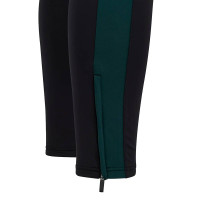 Pantalon d'entraînement Castore Feyenoord 2024-2025 pour enfants, noir, vert foncé, blanc