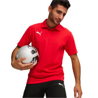 Polo PUMA TeamGoal rouge et blanc