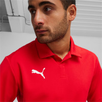 Polo PUMA TeamGoal rouge et blanc