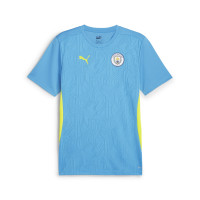 PUMA Manchester City Maillot d'Entraînement 2024-2025 Bleu Clair Jaune