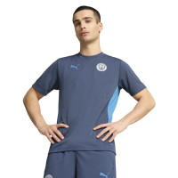 PUMA Manchester City Maillot d'Entraînement 2024-2025 Bleu Foncé Bleu Clair