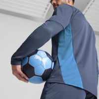 PUMA Manchester City Survêtement 1/4 Zip 2024-2025 Bleu Foncé Bleu Clair