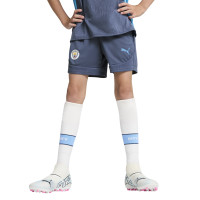 PUMA Manchester City Ensemble Training 2024-2025 Enfants Bleu Foncé Bleu Clair