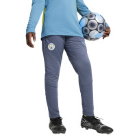 PUMA Manchester City Pantalon d'Entraînement 2024-2025 Enfants Bleu Foncé Bleu Clair