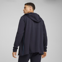 PUMA Manchester City Casuals Veste à Capuche 2024-2025 Bleu Foncé Bleu