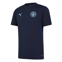 PUMA Manchester City Ensemble Training 2024-2025 Enfants Bleu Foncé Bleu Clair