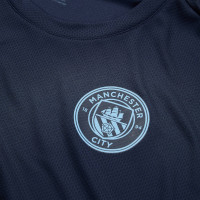 PUMA Manchester City Maillot d'Entraînement 2024-2025 Enfants Bleu Foncé Bleu Clair