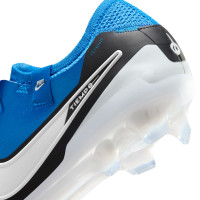 Nike Tiempo Legend 10 Elite Gras Voetbalschoenen (FG) Blauw Wit Zwart