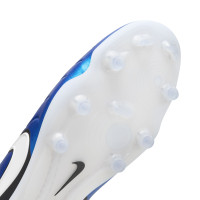 Nike Tiempo Legend 10 Elite Gras Voetbalschoenen (FG) Blauw Wit Zwart