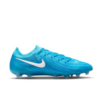 Nike Phantom GX II Elite Gazon Artificiel Chaussures de Foot (AG) Bleu Blanc