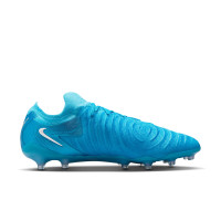 Nike Phantom GX II Elite Gazon Artificiel Chaussures de Foot (AG) Bleu Blanc