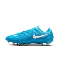 Nike Phantom GX II Elite Gazon Artificiel Chaussures de Foot (AG) Bleu Blanc