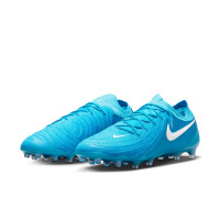 Nike Phantom GX II Elite Gazon Artificiel Chaussures de Foot (AG) Bleu Blanc