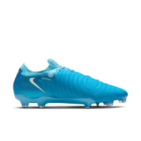 Nike Phantom GX II Pro Gras Voetbalschoenen (FG) Blauw Wit