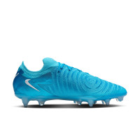 Nike Phantom GX II Elite IJzeren-Nop Voetbalschoenen (SG) Anti-Clog Blauw Wit