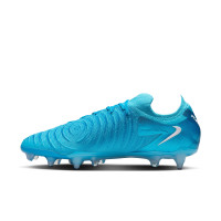 Nike Phantom GX II Elite IJzeren-Nop Voetbalschoenen (SG) Anti-Clog Blauw Wit