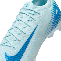 Nike Zoom Mercurial Vapor 16 Elite Gazon Naturel Chaussures de Foot (FG) Bleu Clair Bleu