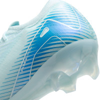 Nike Zoom Mercurial Vapor 16 Elite Gazon Naturel Chaussures de Foot (FG) Bleu Clair Bleu