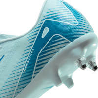 Nike Zoom Mercurial Vapor 16 Academy Crampons Vissés Chaussures de Foot (SG) Anti-Clog Bleu Clair Bleu