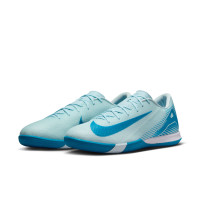 Nike Zoom Mercurial Vapor 16 Academy Chaussures de Foot en Salle (IN) Bleu Clair Bleu