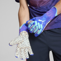 PUMA Future Ultimate NC Gants de Gardien de But Bleu Blanc Turquoise