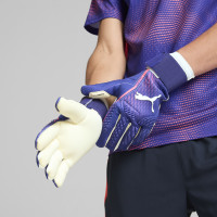 PUMA Ultra Ultimate Hybrid Gants de Gardien de But Mauve Blanc Rose Clair